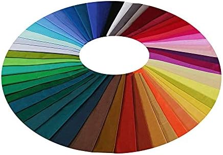50pcs 10 x 10 inch Multicolor Cotton Fabric Bundle Squares for Quilting Sewing, Precut Fabric Squares for Craft Patchwork