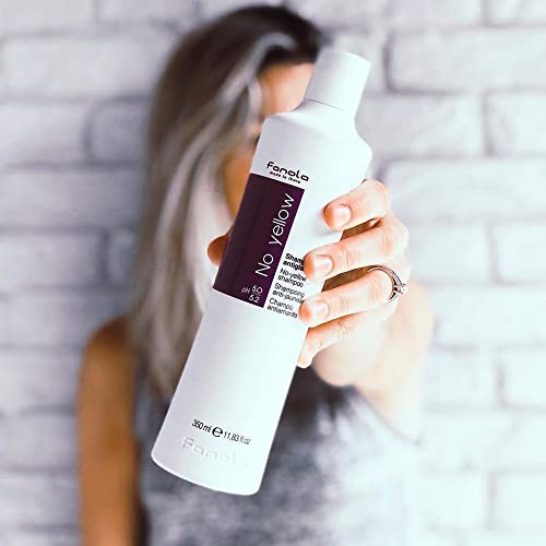 Fanola No Yellow Purple Shampoo - Purple Color Depositing Shampoo for Blondes