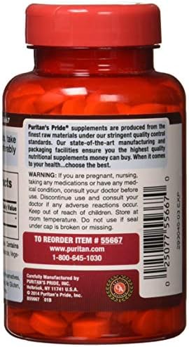Puritan's Pride Apple Cider Vinegar 600mg, 200 Tablets