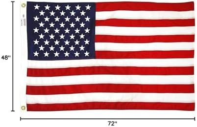 Valley Forge 4x6 FT US American Flag Premium Perma Nylon Outdoor Flag Ships Fast