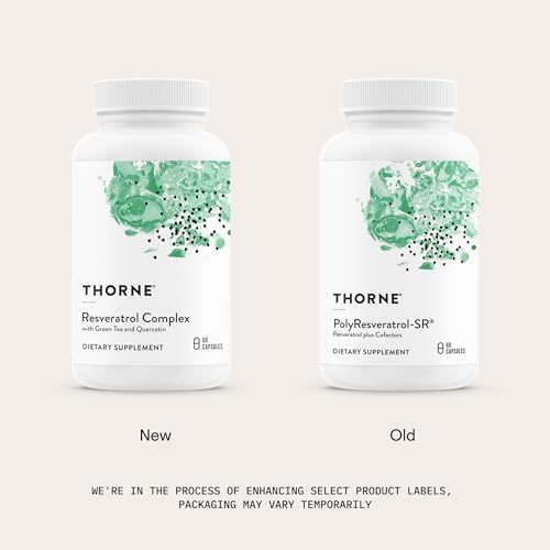 THORNE - Resveratrol Complex - Supports Healthy Aging* - Trans-Resveratrol Supplement with Green Tea