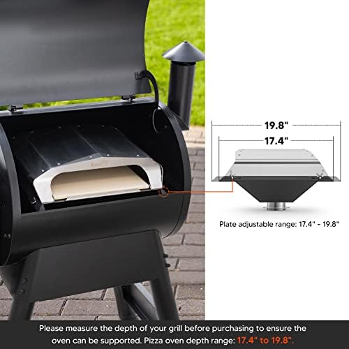 Stanbroil Pellet Grill Pizza Oven Attachment for Traeger, Pit Boss & More
