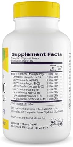 Healthy Origins Probiotic 30 Billion CFUs, 60 Veggie Caps