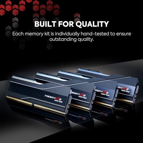 G.SKILL Trident Z5 Neo RGB Series DDR5 RAM (AMD EXPO & Intel XMP 3.0) 32GB (2x16GB) 6000MT/s CL36-36-36-96 1.35V Desktop Computer Memory U-DIMM