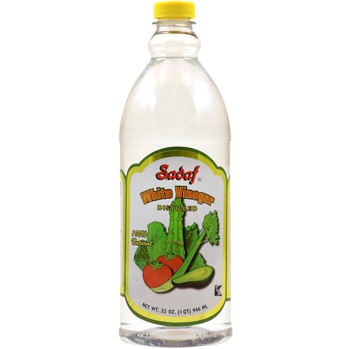 Sadaf White Vinegar Distilled - 100% Natural Distilled White Vinegar For Cooking and Marinating - All Natural White Vinegar - Vinagre Blanco