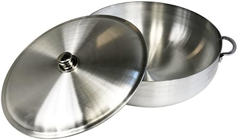 Wee's Beyond Heavy Gauge Caldero Dutch Oven with Aluminum Lid, 3.7 quart, Silver