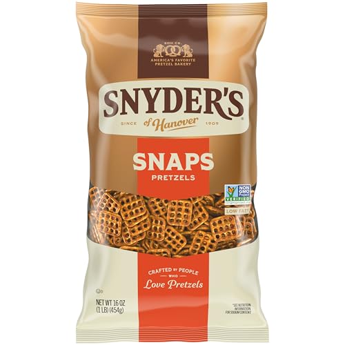 Snyder's of Hanover Snaps Pretzels, 16 Oz Bag