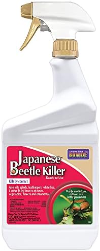 Bonide Japanese Beetle Killer Ready-to-Use Spray, 32 oz | Indoor Outdoor Insecticide, Residential Use, Kills by Contact