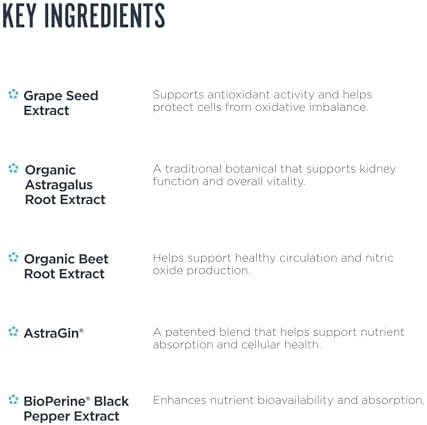 Revive MD Kidney Support Supplement for Men & Women – Kidney Cleanse & Detox Capsules for Overall Health & Function – Vegan-Friendly