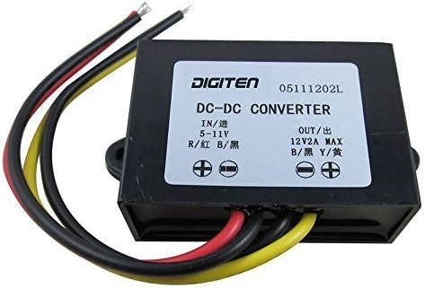 DC 6V 5-11V to 12V 2A Step up Converter Regulator Waterproof Boost Power Module