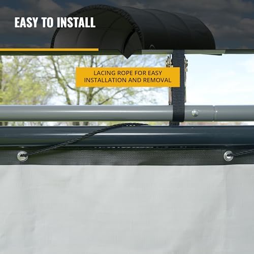ShelterLogic 10' x 10' Enclosure Kit for Outdoor Corral Shelter Cover (Corral Frame and Panels, Top Cover NOT Included) Green