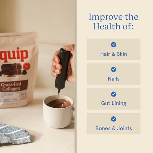 Equip Foods Grass Fed Collagen Powder | Hydrolyzed Bovine Collagen Peptides with Amino Acids | Prime Beef Collagen for Healthy Joints, Skin & Nails | Non-GMO, Paleo Friendly | 30 Servings, Unflavored