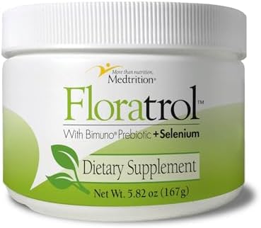 Medtrition Floratrol™ Prebiotic Fiber Powder for Digestive Health – Bimuno® GOS Prebiotic + Selenium – Supports Gut Health & Regularity –