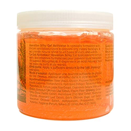 Hawaiian Silky Hawaiian silky gel activator 8 ounce, Pink, 8 Ounce