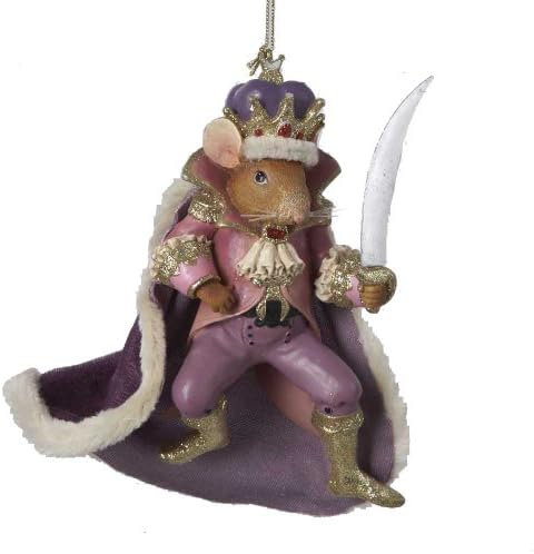 Kurt Adler 6 Inches Tall Nutcracker Suite Mouse King Ornament