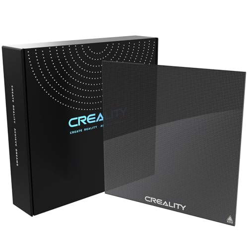 Creality Ender 3 Glass Bed Upgraded Build Surface Plate, 235x235x4mm | Upgraded glass bed, no edge curling, no logo imprints, improved flatness