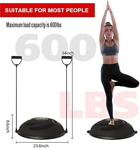 JX FITNESS 58cm Balance Half Ball Trainer