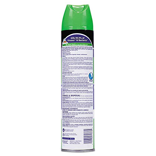 Scrubbing Bubbles 313358 Multi Surface Bathroom Cleaner, Clean Fresh Scent, 25 Oz Aerosol Can, 12/carton