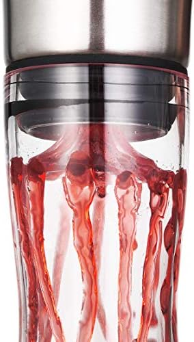 Wine Decanter Built-in Aerator Pourer, Wine Carafe, Red Wine Decanter, 100% Lead-free Crystal Glass, Wine Hand-held Aerator, Wine Gift