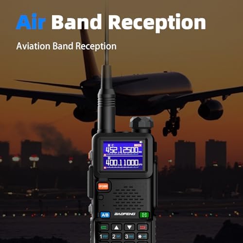 Baofeng Radio UV-5RM Ham Radio Handheld UV5R Walkie Talkies Long Range | with NOAA Weather | Rechargeable |Programming Cable & Earpiece | 999