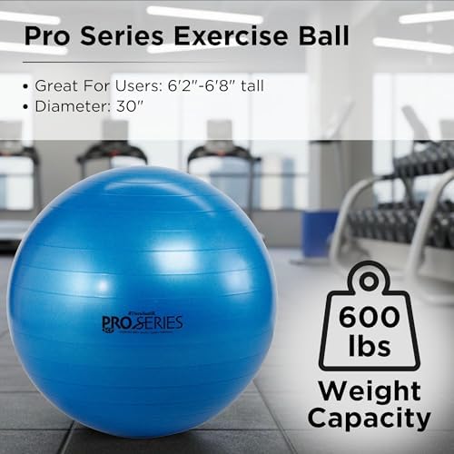 THERABAND Exercise and Stability Ball for Improved Posture, Balance, Core Fitness, Coordination and Rehab