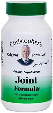 Christopher's Original Formulas Joint Formula – 100 Vegetarian Capsules – Synergistic Herbal Blend for Joint Support – Made in The USA
