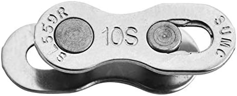 ZONKIE 10 Speed Removable Quick Split Chain Link in Silver x2