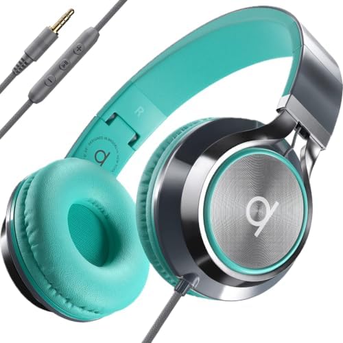 ARTIX Wired Headphones for Classroom & School with Microphone & Volume Control - Adults, Teens & Kids Headphones with Cord