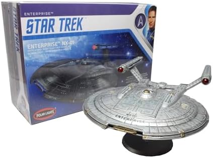 Polar Lights Star Trek NX-01 Enterprise (Snap) 2T 1:1000 Scale Model Kit