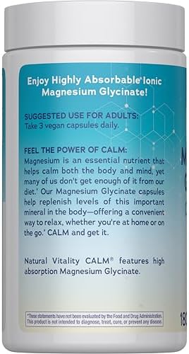 Natural Vitality Calm Magnesium Glycinate Capsules