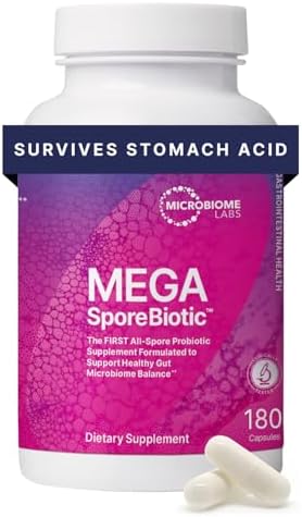 Microbiome Labs MegaSporeBiotic Daily Probiotic for Women + Men, 60 Ct