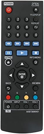 New AKB73896401 Replace Remote fit for LG BLU RAY DISC DVD Player BP135 | BP145 BP155 BP175 BP255 BP300 BP335W BP340 BP350 BPM25 BPM35 UP870 UP875