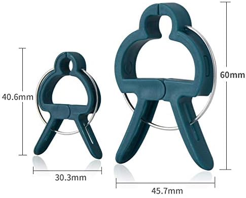 PERSZEN 60PCS Plant Clips 2 Sizes Adjusting Reusable Garden Plant Supports Clips for Supporting Stems of Flower Vine Vegetables Tomatoes Climbing