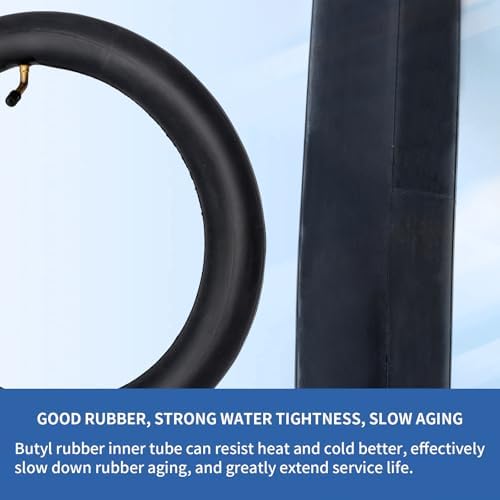 Electric Bicycle Butyl Rubber Inner Tube with Metal Bent Valve Stem for E-Bike Accessories