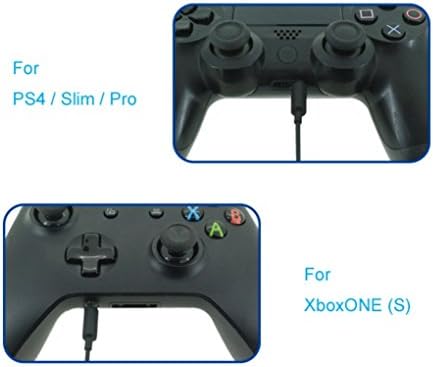 GDreamer PS4 Headset with Volume Control & Retractable Cable for Playstation 4 Gaming Consoles