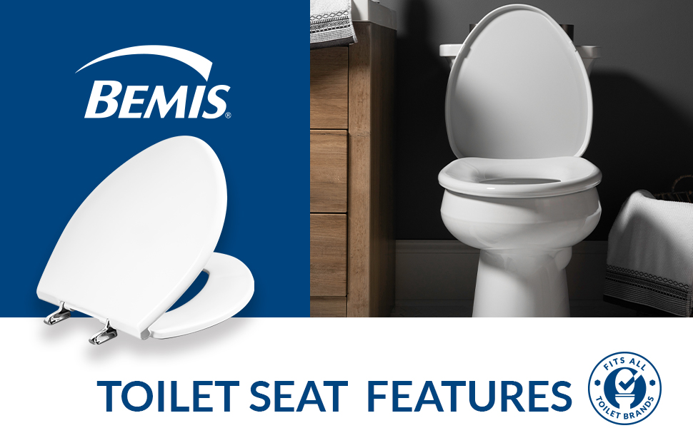 bemis heavy-duty plastic 19.6 inches long by 16.5 inches wide, american extra wide toilet seat white