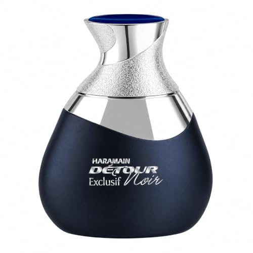 Al Haramain Detour Noir Eau de Perfume Spray for Unisex, 3.33 Ounce