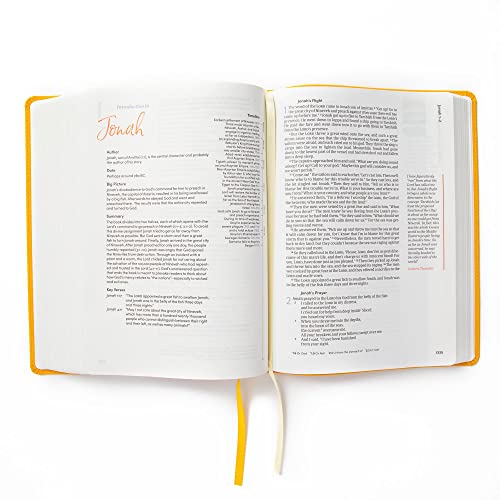 CSB Lifeway Women's Bible, Marigold LeatherTouch, Black Letter, Single-Column, Wide-Margins, Devotions, Articles, Word Studies, Character Profiles