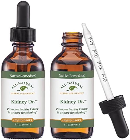 Native Remedies Kidney Dr. - All Natural Herbal Supplement for Kidney and | Urinary System Health - 59 mL