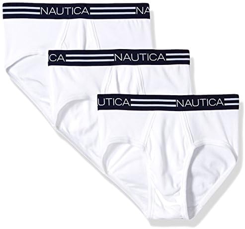 Nautica Men's Classic Cotton 3-pack Fly Front Briefs