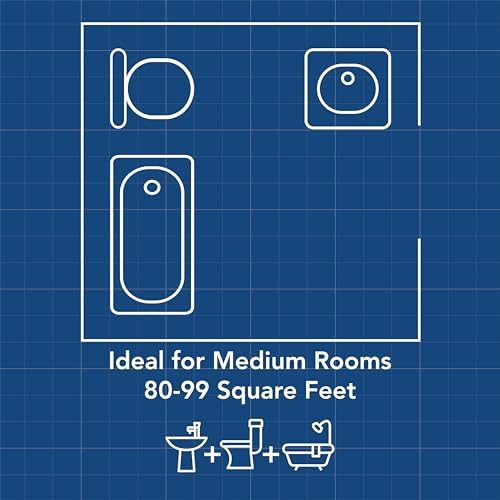 Broan-NuTone AE80B Bathroom Exhaust Fan with Roomside Installation, ENERGY STAR Certified, 80 CFM, 1.5 Sones, White