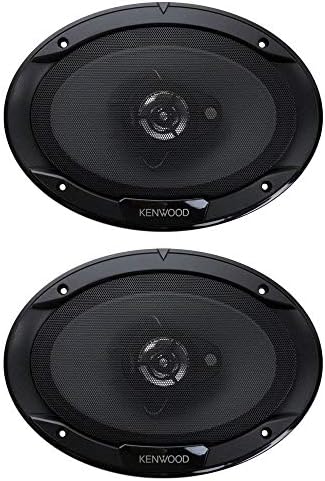 Kenwood KFC-6966S 6 x 9 Inch 400-Watt 3-Way Flush Mount Coaxial Car Speaker Easy Installation - Pair
