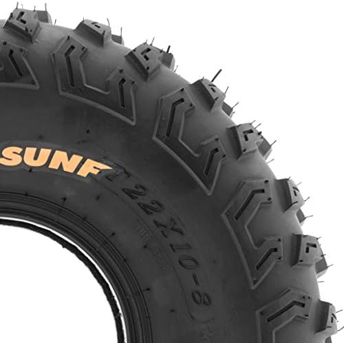 SunF 22x10-8 22x10x8 Knobby ATV UTV Tire 6 PR Tubeless - A030