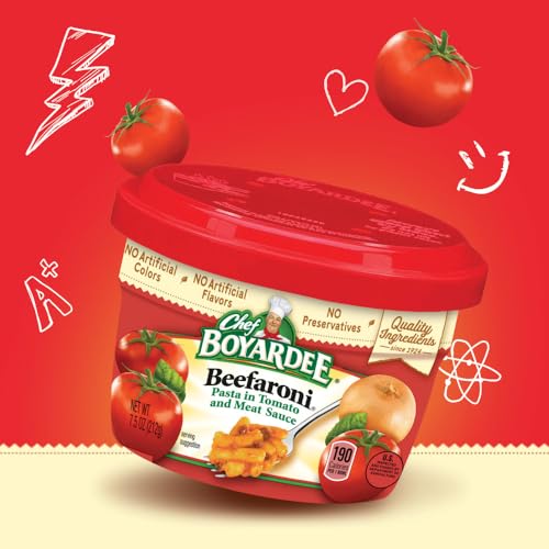 Case of Chef Boyardee Microwave Beefaroni (12 Total)
