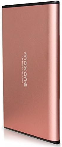 Maxone 1TB Ultra Slim Portable External Hard Drive HDD USB 3.0 Compatible | with PC, Laptop, Charcoal Grey