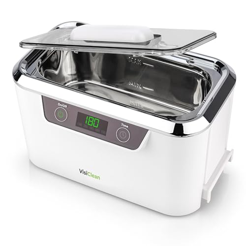 Ultrasonic Cleaner, Professional Ultrasonic Jewelry Cleaner for Diamond Ring, Silver, Gold, Earrings, Necklaces, Glasses, Denture, Retainer, Cpap