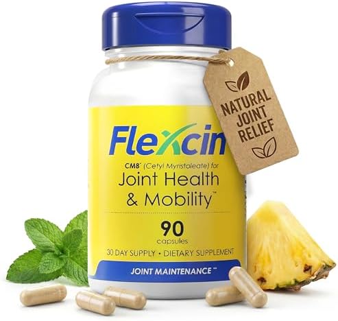 Joint Health & Mobility Formula with CM8 (Cetyl Myristoleate) - Joint Supplements for Men and Women with Glucosamine, MSM, Collagen Type II - 90 Capsules