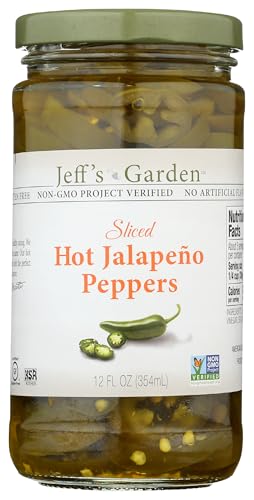 Jeff'S Garden, Peppers Jalapeno Hot Sliced, 12 Fl Oz