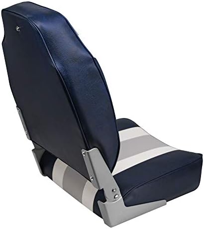 Wise Classic Stripe High Back Boat Seat