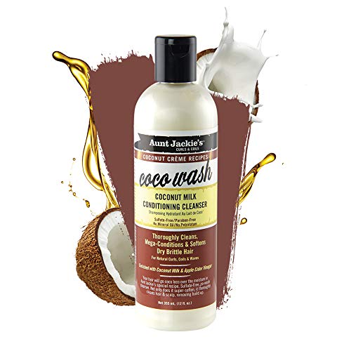 Aunt Jackie's Coconut Crème Recipes Curl Boss Coconut Curling Hair Gel for Natural Curls, Coils and Waves, 15 oz